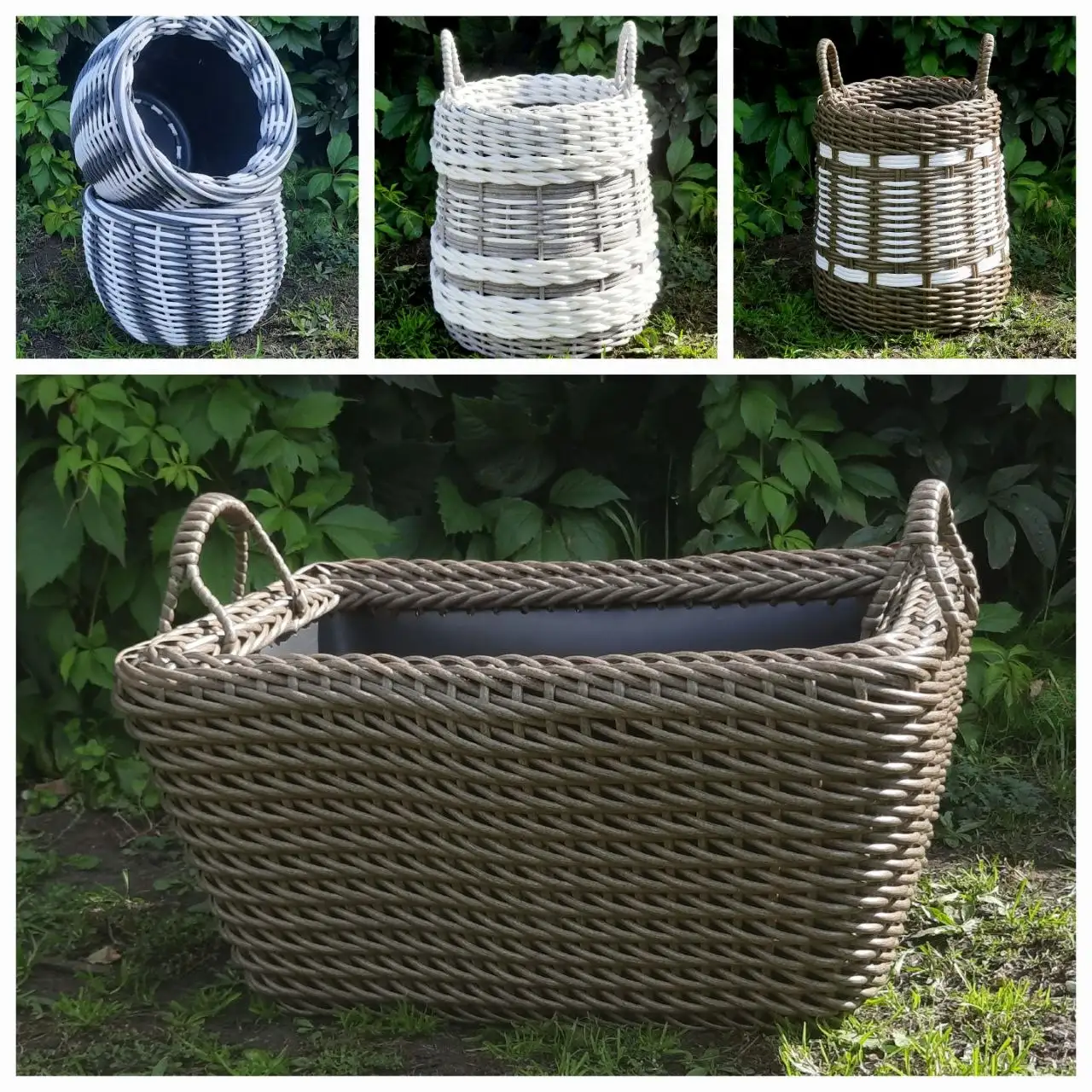 Кашпо и декор из ротанга ручной работы - Декор для сада (Для дома и дачи) в Красноярск