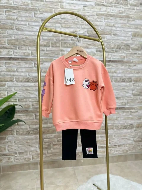 Новый костюм двойка Zara (трикотажный комплект с леггинсами) - Товары для детей в Красноярск