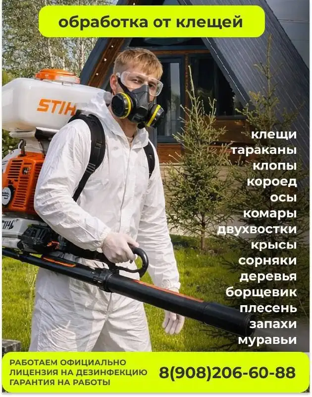 Дезинсекция и дезинфекция в Красноярске - Услуги в Красноярск
