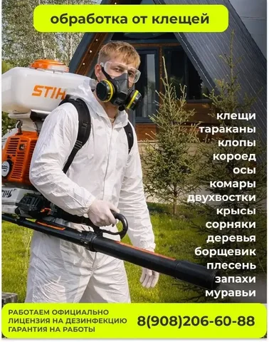 Дезинсекция и дезинфекция от насекомых и запахов - Газон и ландшафт в Красноярск