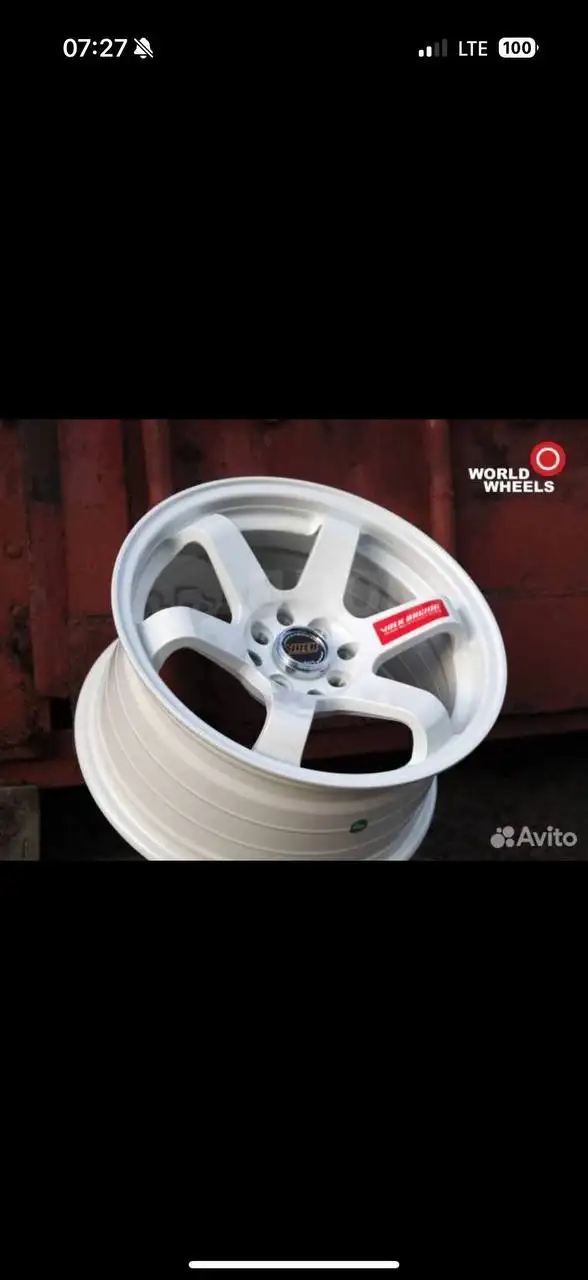 Комплект дисков Volk Racing TE37 R15 6.5j ET38 4x100 с резиной - Диски и шины (Авто) в Новосибирск