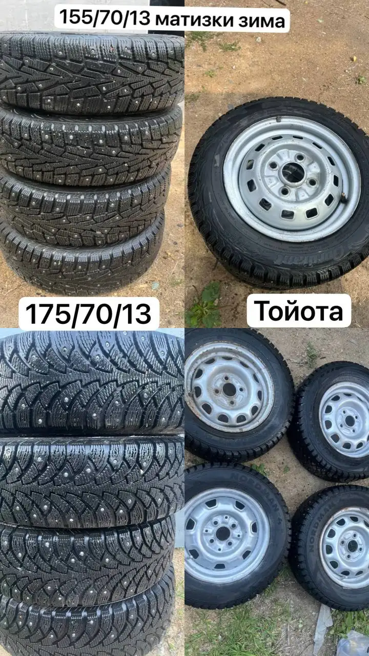 5 комплектов колес в сборе - Шины и диски (Авто) в Новосибирск