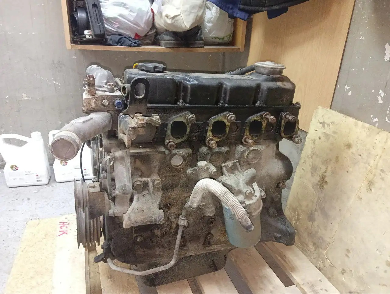 QD32 масложер и голова под ремонт - Двигатель (Запчасти) в Новосибирск