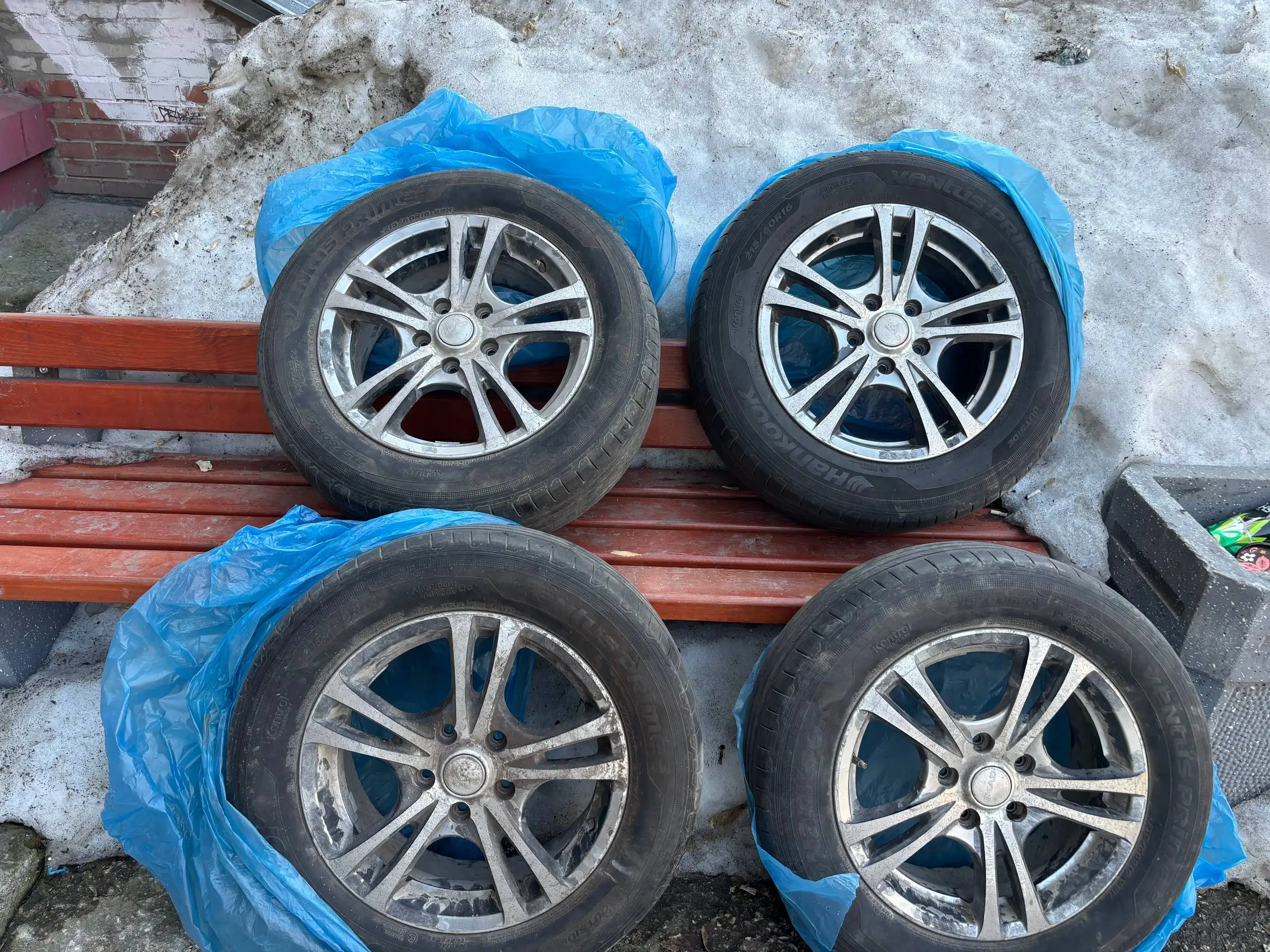 Литые диски ТИРИОН (КЛ323) 6.5JxR16 5x114.3 DIA67.1 ET45 для Toyota Premio - Запчасти (Авто) в Новосибирск