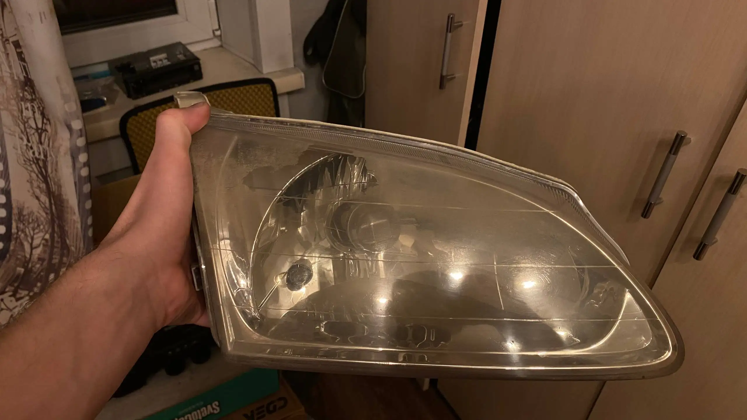 Продам фары от Toyota Spacio 110 кузов до рестайлинга - Осветительные приборы (Запчасти) в Новосибирск