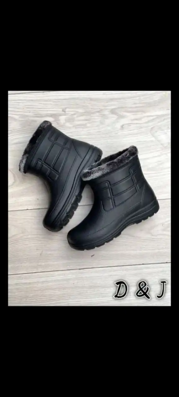 Мужские резиновые сапоги на меху