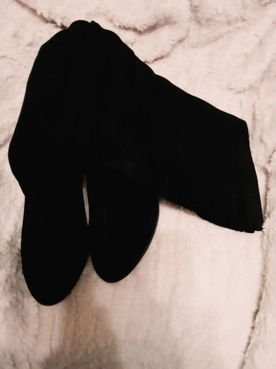 Зимние замшевые сапоги Poluar новые