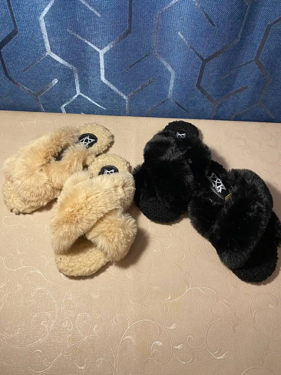 Женские тапки размер 36 с искусственным мехом