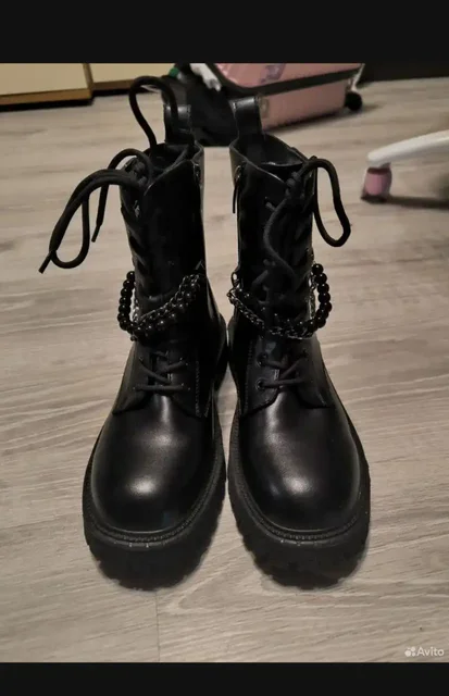Ботинки черные 38 размер - частное объявление в Иваново
