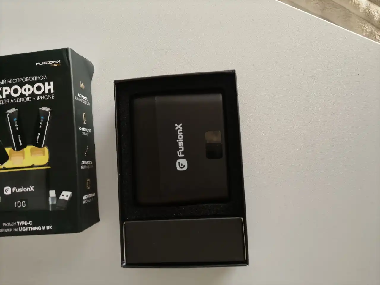 Петличный беспроводной микрофон для Android и iPhone - Аудиотехника (Электроника) в Иваново