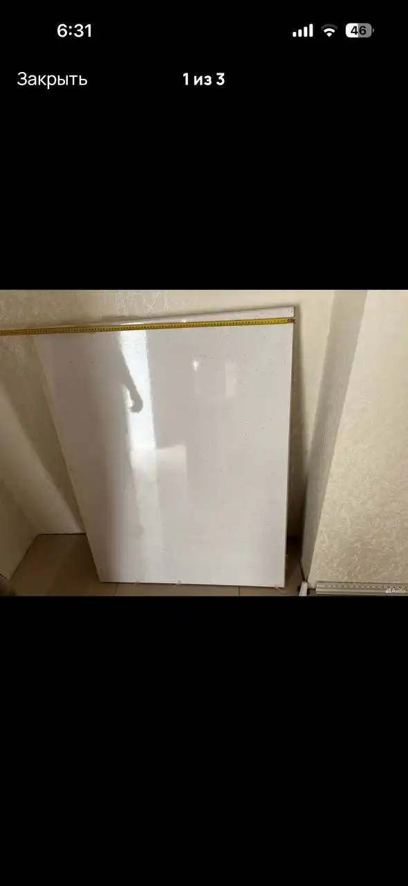 Продам кусок столешницы, НОВЫЙ В ПЛЕНКЕ, размер 91х120. Влагостойкая - Барахолка в Иваново