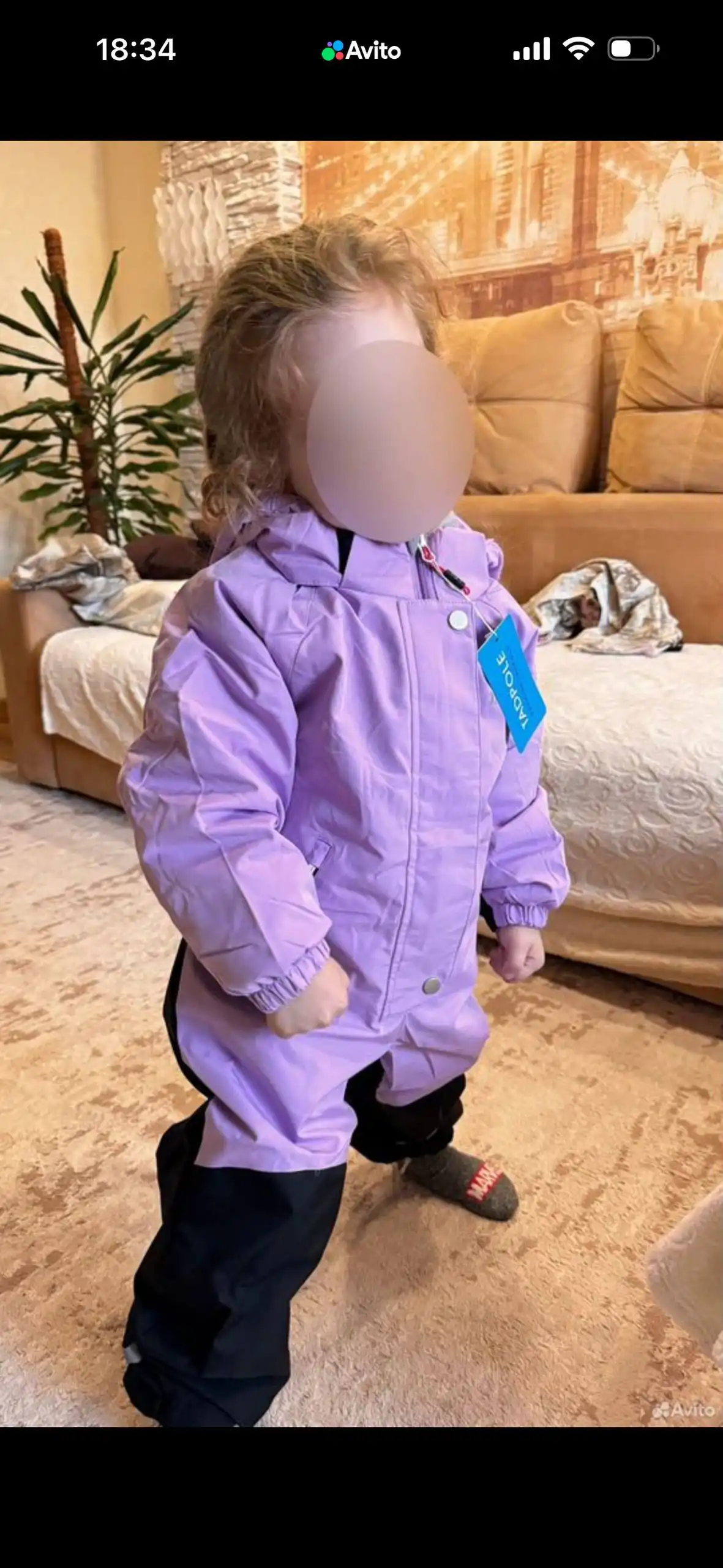 Комбинезон демисезонный для девочки 98-104 см - Одежда (Товары для детей) в Иваново