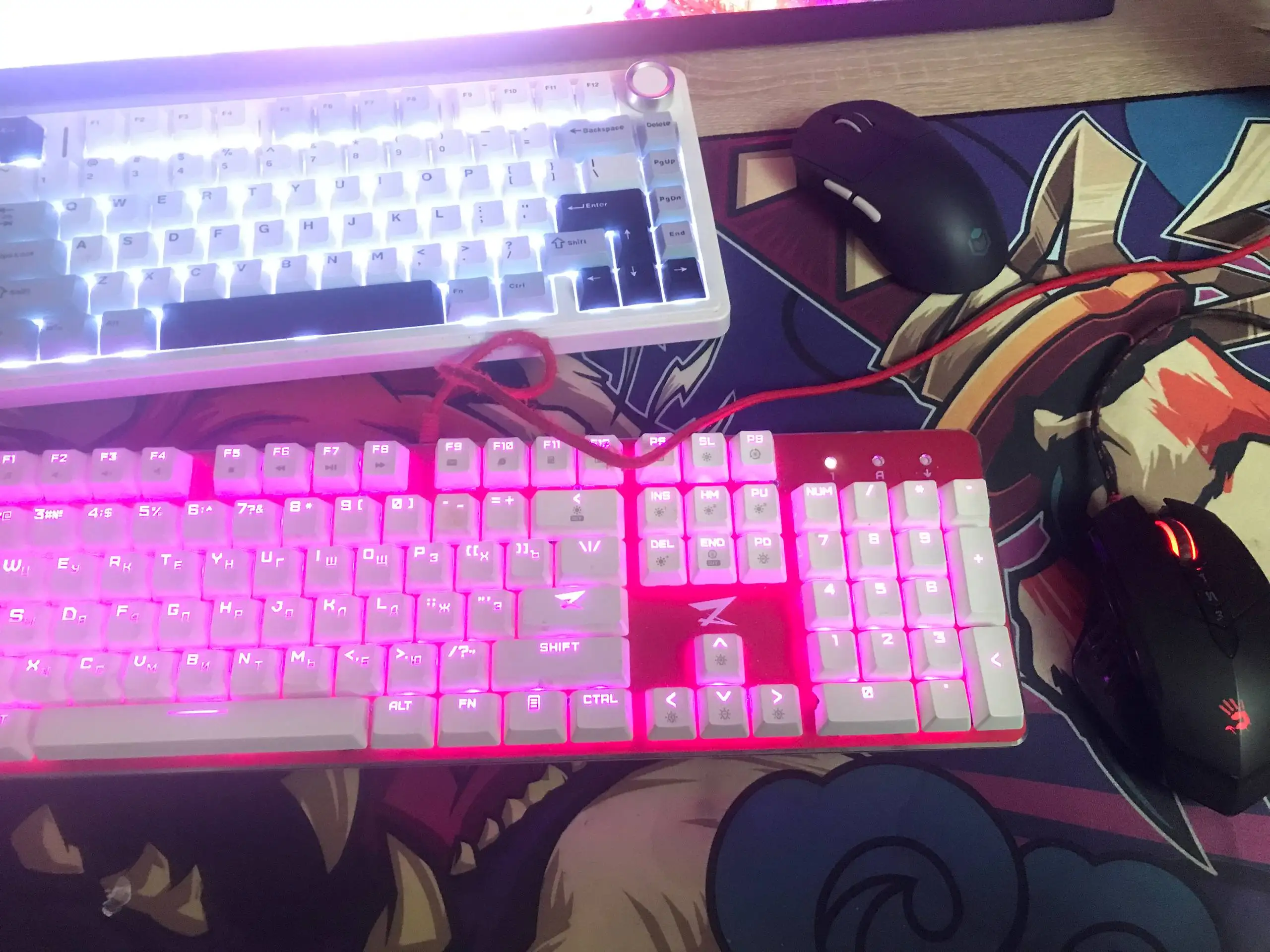 Компьютерная периферия: мышь Bloody B7, клавиатура Ardor, коврик Ardor - Компьютерная периферия (Электроника) в Иваново