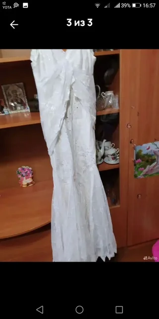 Свадебное кружевное платье размер 42-44 - Корректирующая одежда в Иваново