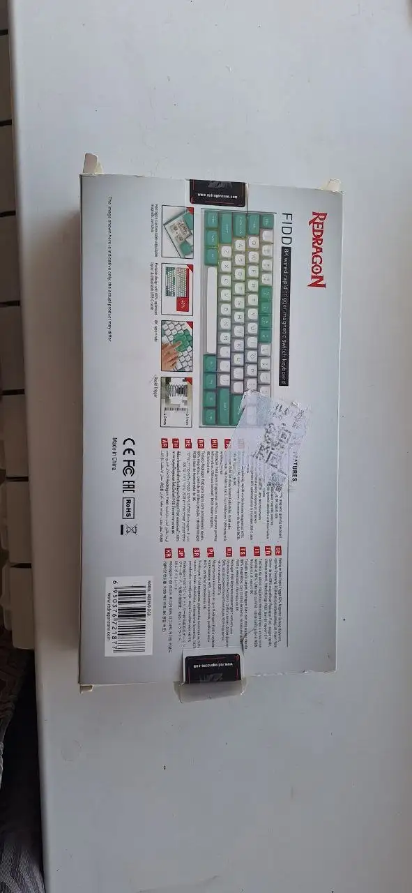 Клавиатура Redragon Fidd в идеальном состоянии - Компьютерная периферия (Электроника) в Иваново