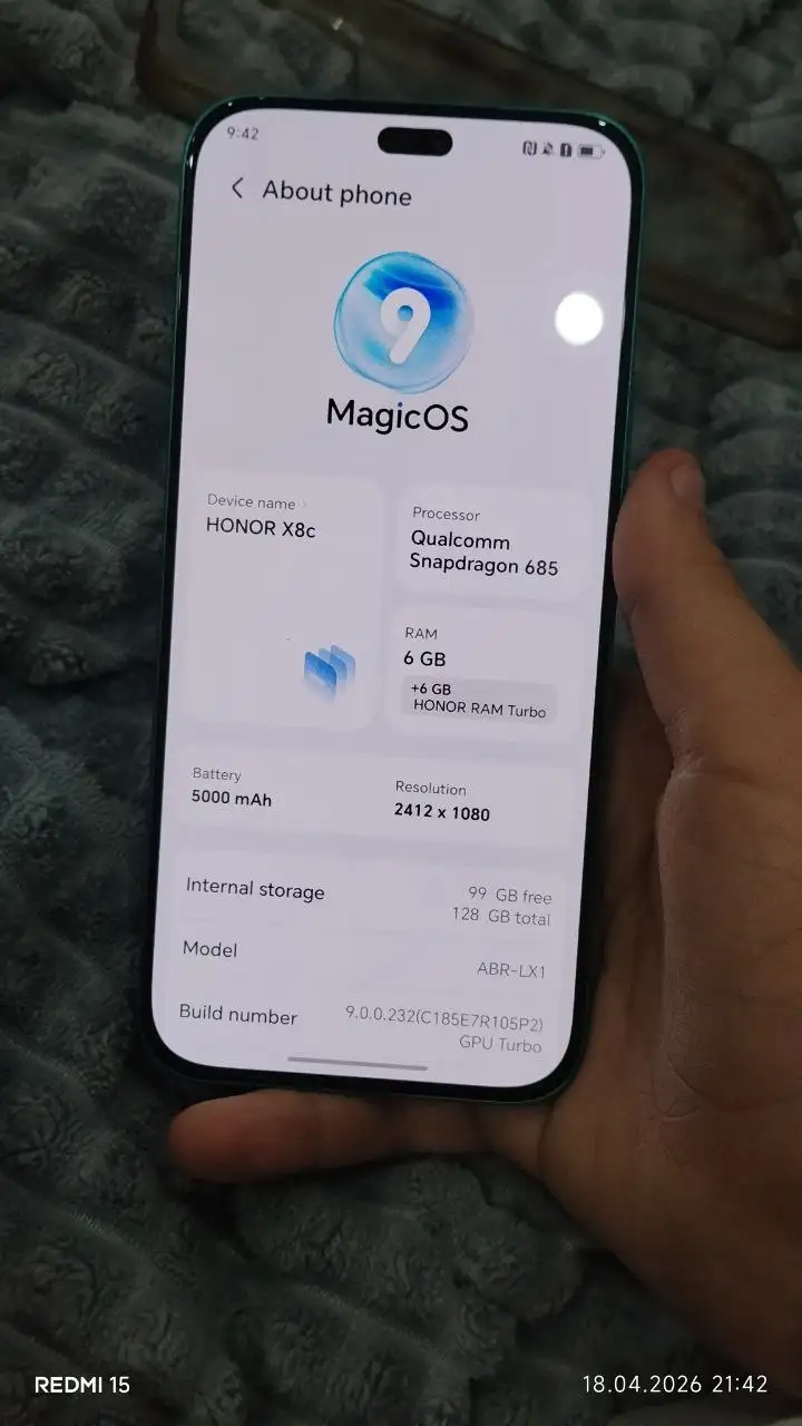 HONOR X8C в идеальном состоянии - Смартфоны (Электроника) в Иваново