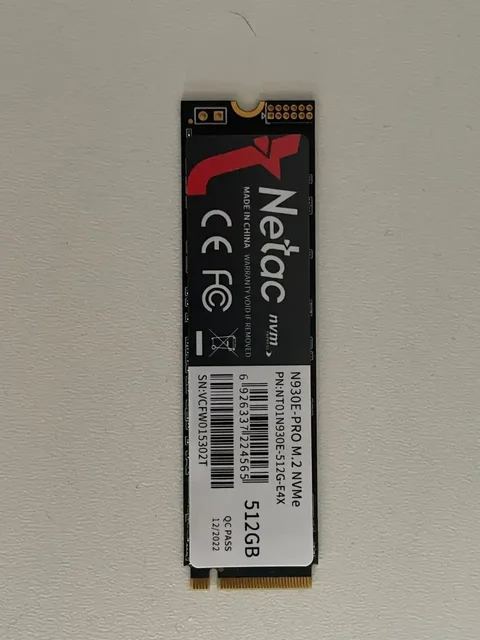 SSD Netac N930E PRO 512GB M.2 NVMe - частное объявление в Иваново