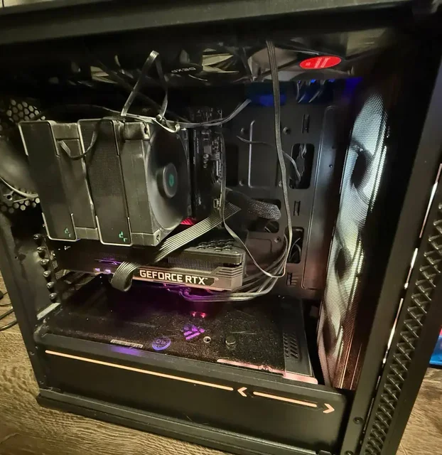 Игровой ПК Ryzen 7 5700X + RTX 3070 Ti + 2 монитора 165Гц - Сетевое оборудование в Иваново