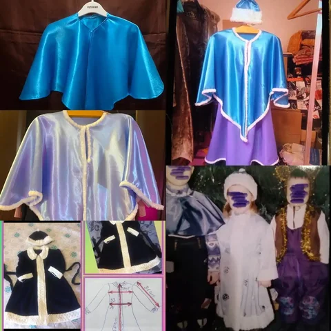 Костюмы и накидки Снегурочки для детей разного возраста - частное объявление в Кемерово