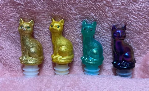 Крышки на бутылки из гипса и эпоксидной смолы - Хобби и отдых в Кемерово