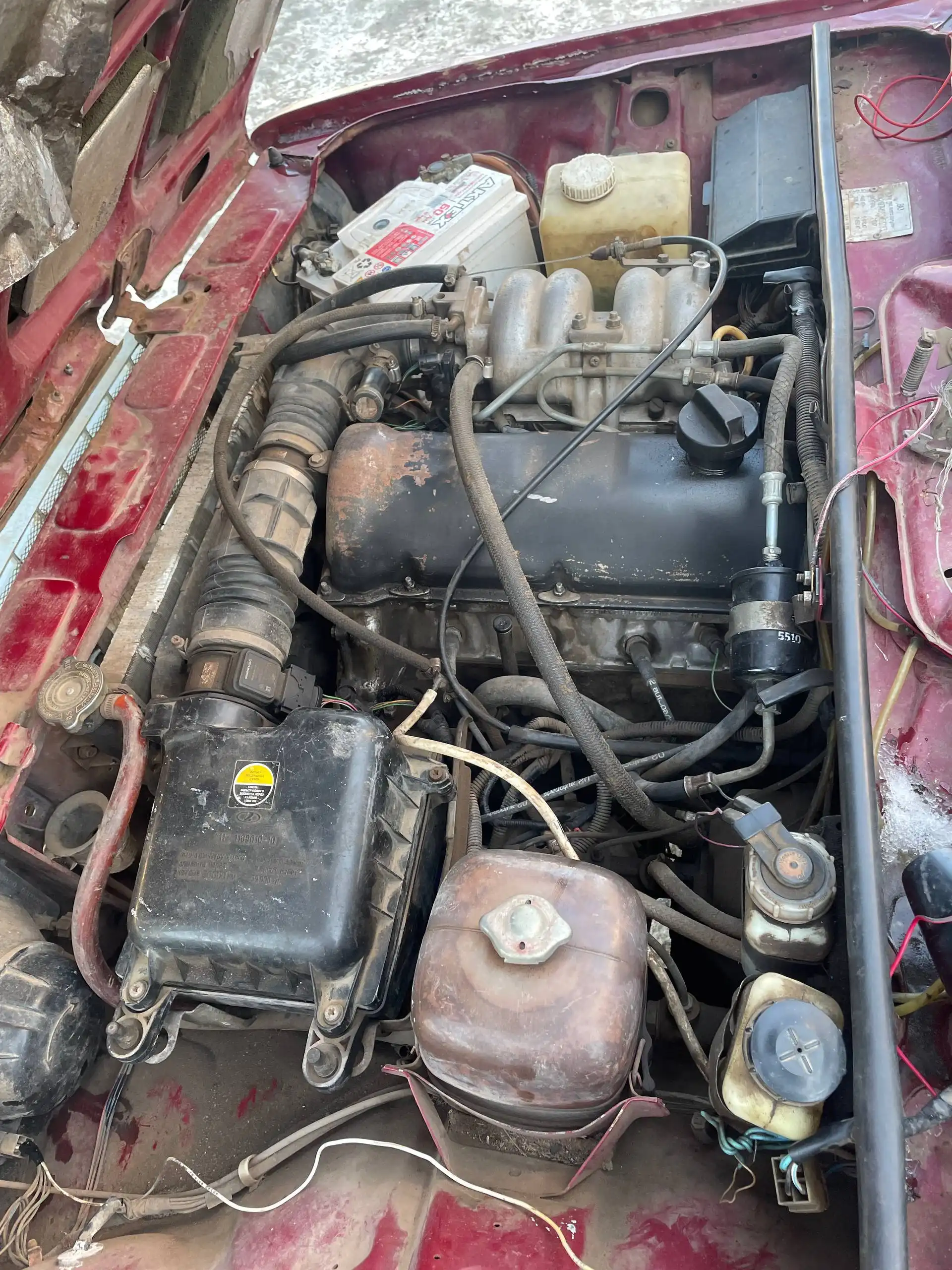 Разбор ВАЗ 2107 инжектор: двигатель, коробка, мост, комплект инжектора - Автозапчасти (Запчасти) в Оренбург