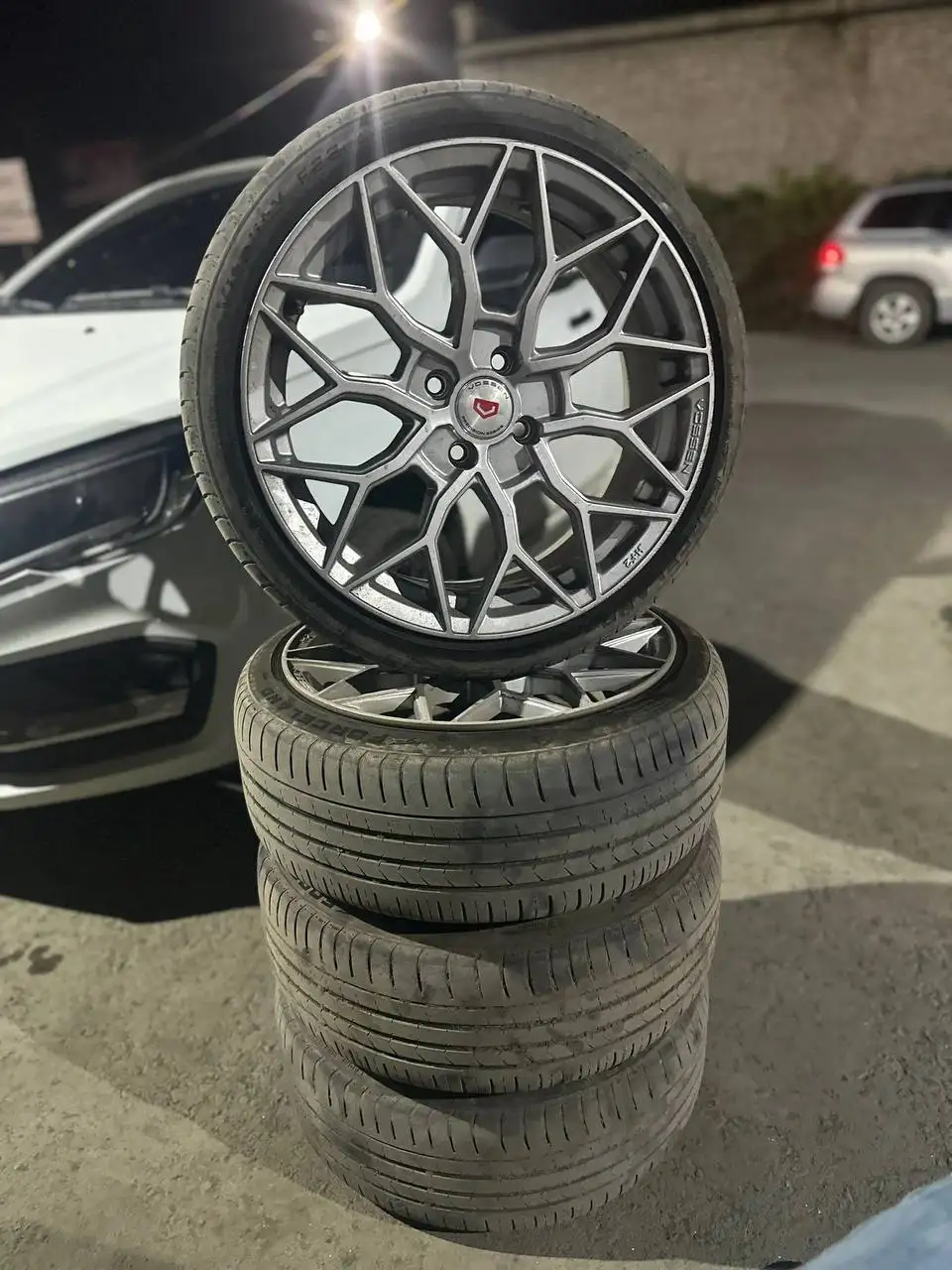 Продажа дисков R17 4x100 с резиной - Запчасти (Авто) в Оренбург