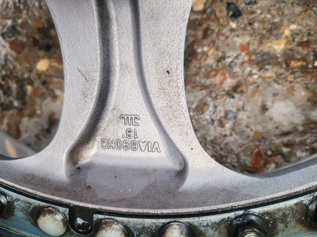 Диски R18 215/35 разболтовка 5*114.3 после правки - Диски (Авто) в Оренбург