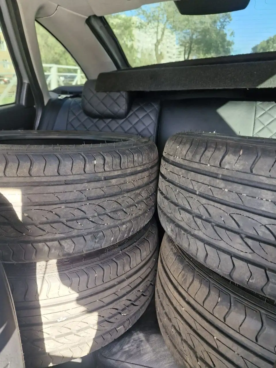 Продам рельсы R17 на новой резине 195/40 - Шины и диски (Авто) в Оренбург
