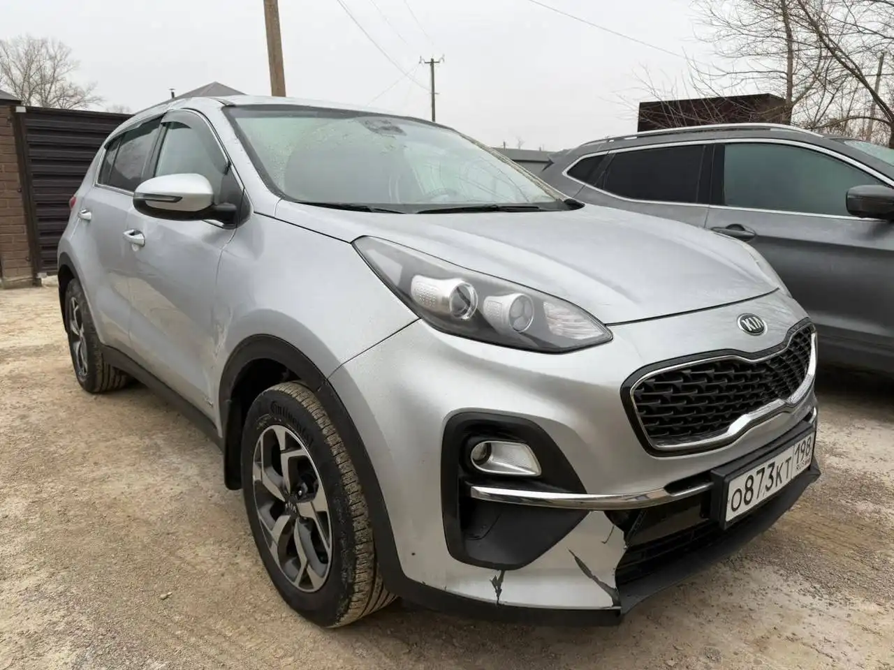 Kia Sportage 2020 года после ДТП в Оренбурге