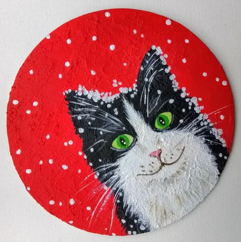 Картина Кот на холсте - Хобби и отдых в Самара