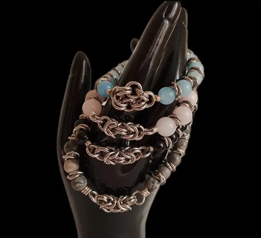 Авторские браслеты ручной работы с византийской вставкой - Хобби и отдых в Казань