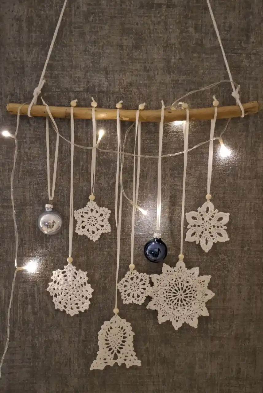 Вязаные ажурные снежинки - частное объявление в Ставрополь