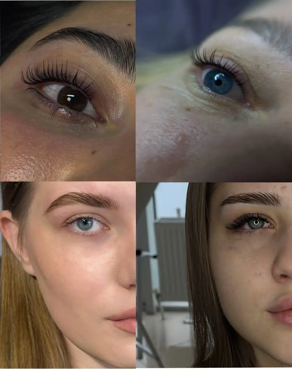 Коррекция и окрашивание бровей, ламинирование бровей и ресниц