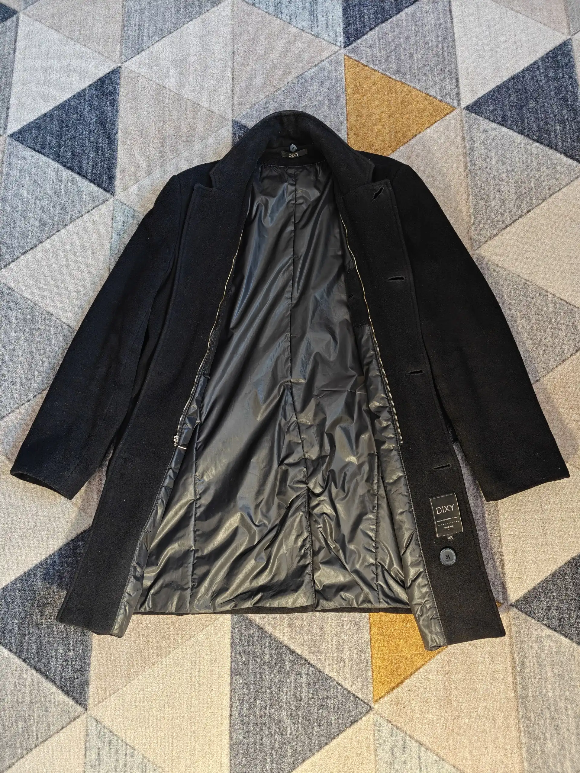 Драповое пальто размер 48