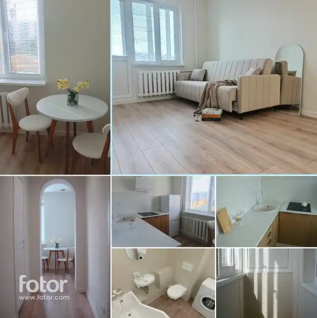 Однокомнатная квартира с ремонтом в Центральном районе