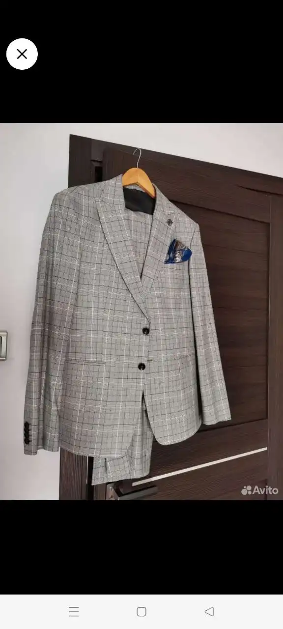 Костюм тройка с чехлом для хранения, размер 50