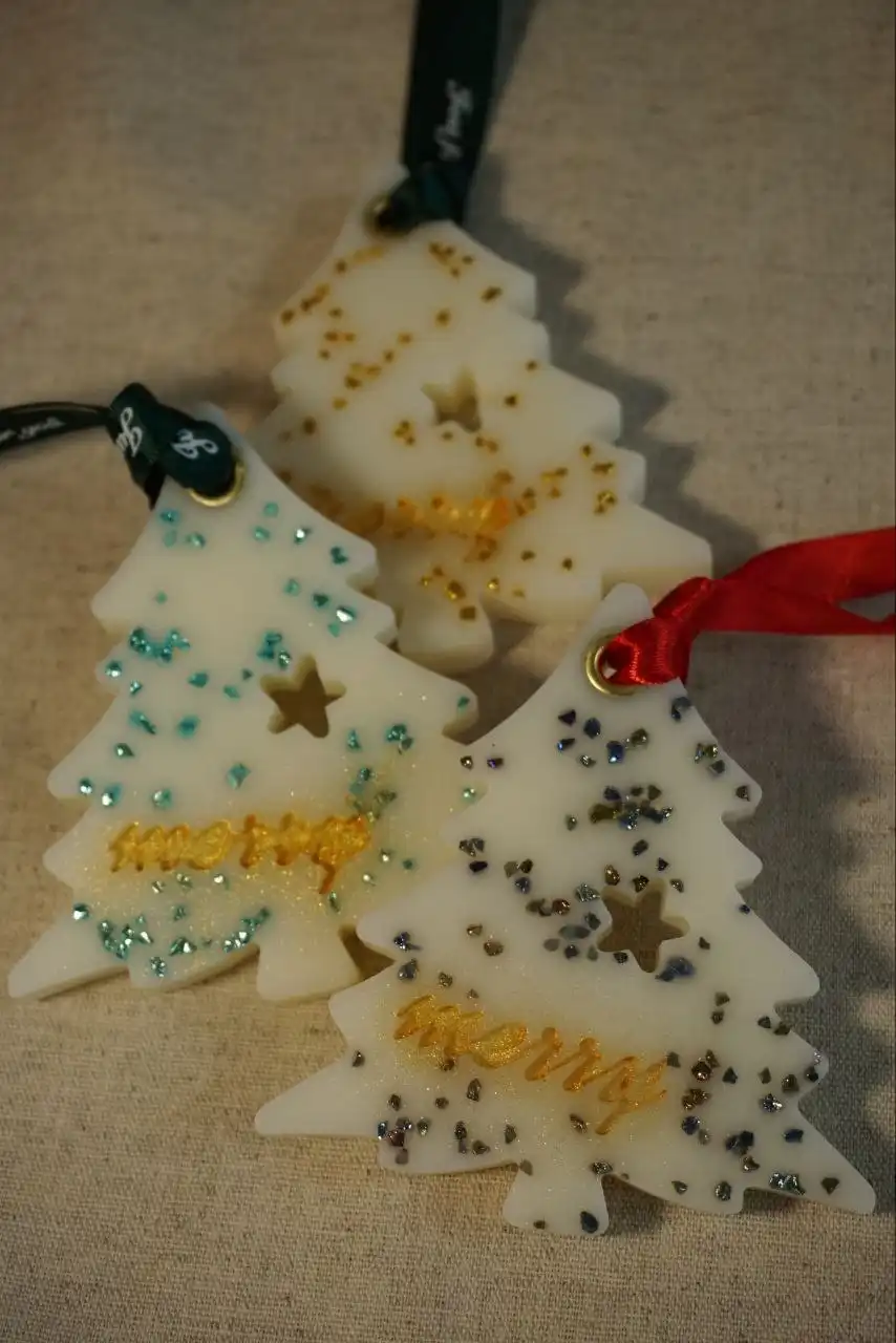 Аромасаше лошадка и ёлочка, восковые мелтсы для аромалампы