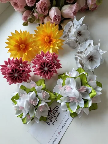 Маленькие бантики на хвостики ручной работы - Хобби и отдых в Батайск