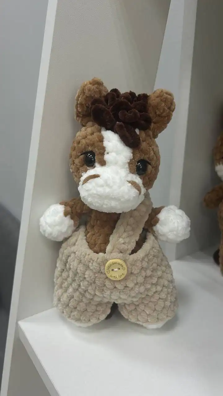 Вязаные игрушки ручной работы к Новому году