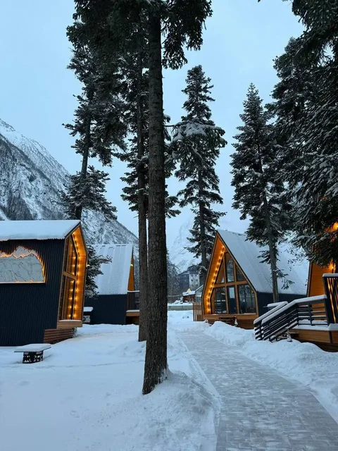 Аренда атмосферных домиков в Домбае на Новый год 2026 - частное объявление в Домбай