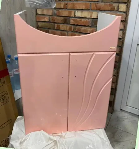 Тумба под раковину розовая новая - Встраиваемая техника в Ставрополь