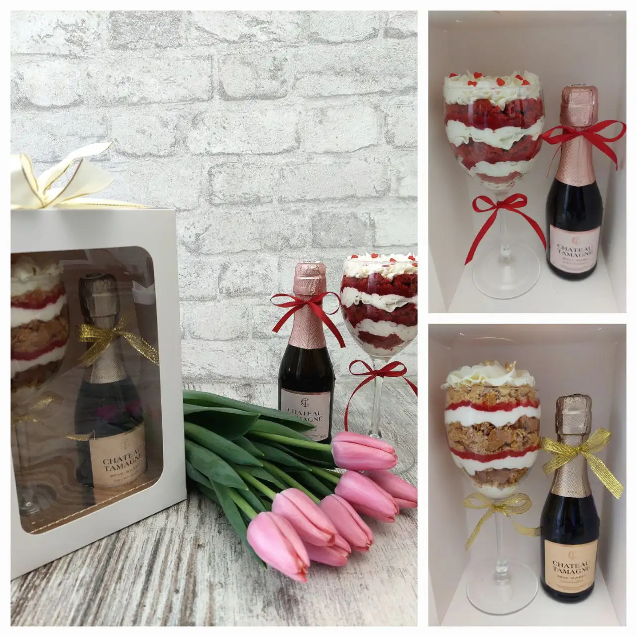 Наборы десертов с шампанским и цветами к 8 марта - Услуги в Ставрополь