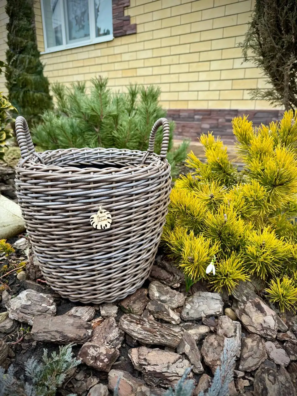 Набор кашпо из искусственного ротанга - Кашпо, горшки (Для дома и дачи) в Ставрополь