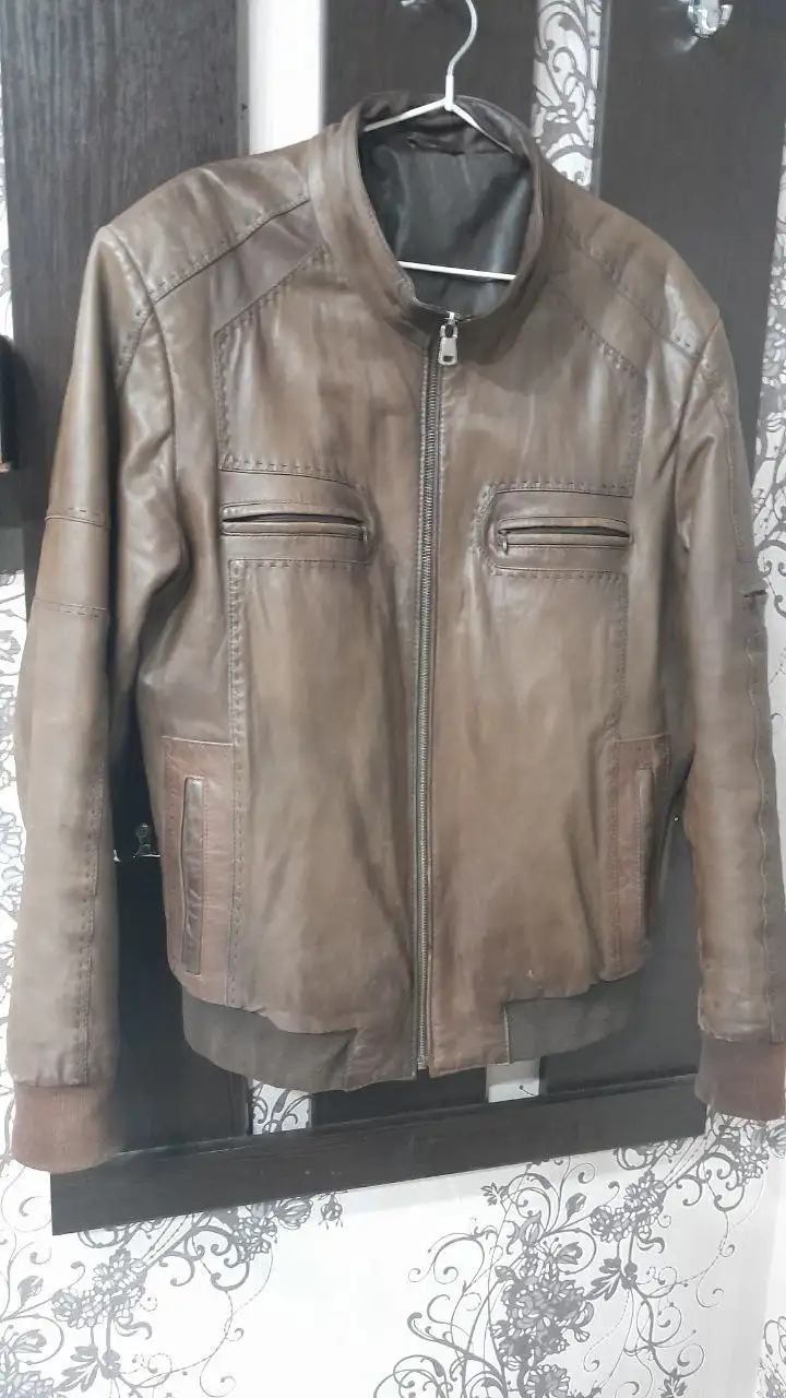 Кожаная куртка 56 размер - Верхняя одежда (Одежда) в Ставрополь