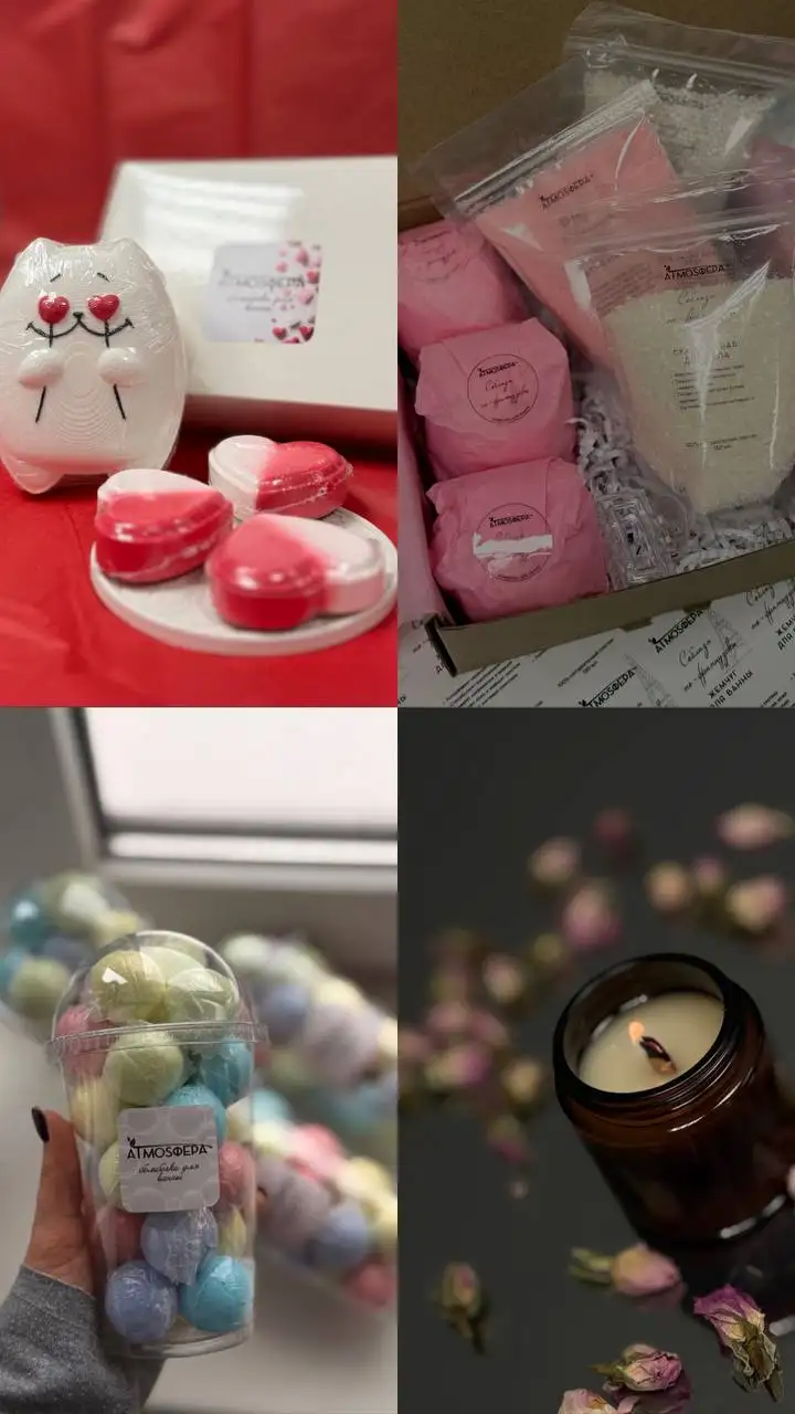 Массажные свечи и спа-наборы ручной работы - Спа и уход за телом (Красота и здоровье) в Ставрополь