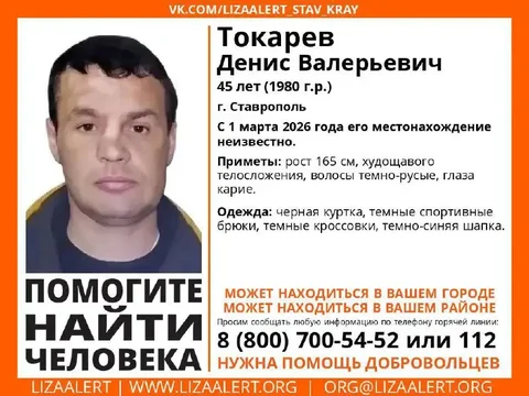 Поиск человека Токарев Денис Валерьевич - Услуги в Ставрополь