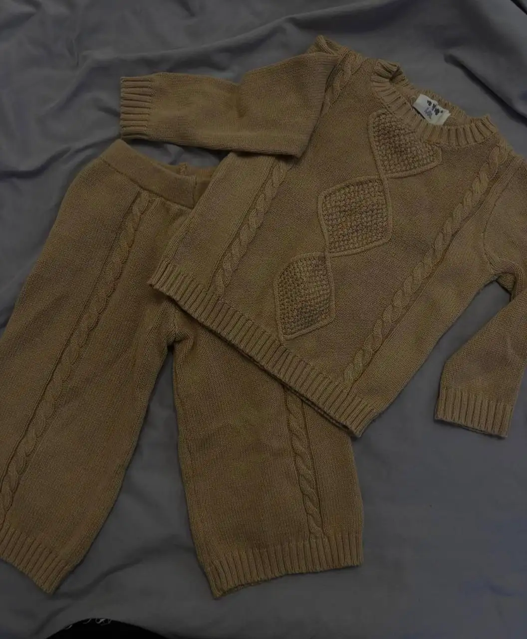 Вязаный костюм на весну 80-86 - Одежда в Ставрополь