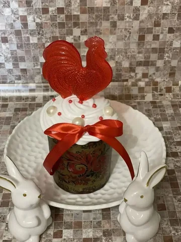 Дрожжевой кулич с изюмом и глазурью - Услуги в Ставрополь