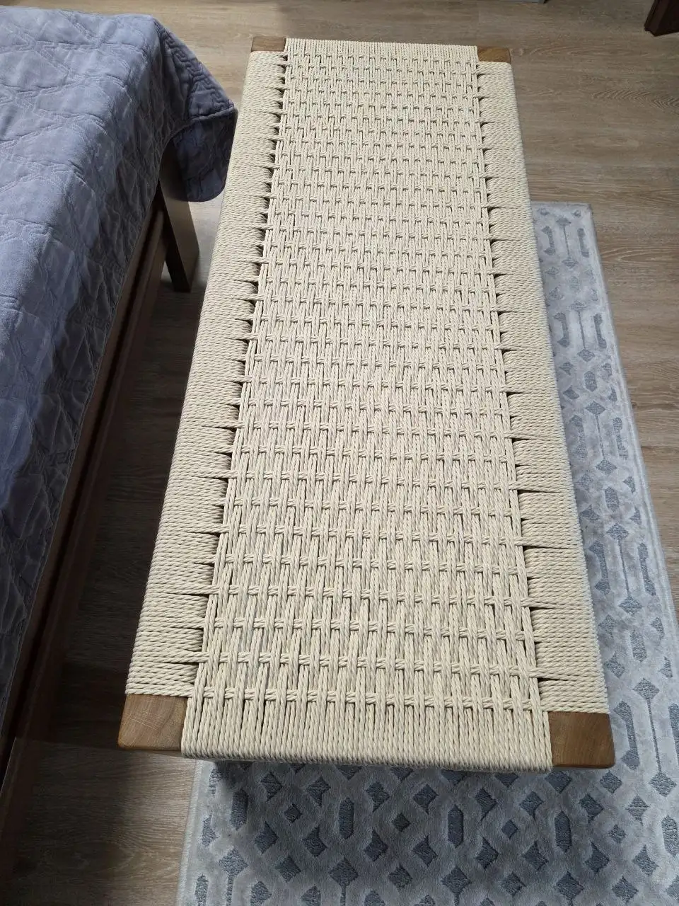 Стильная банкетка ручной работы из натурального дуба - Мебель (Для дома и дачи) в Ставрополь