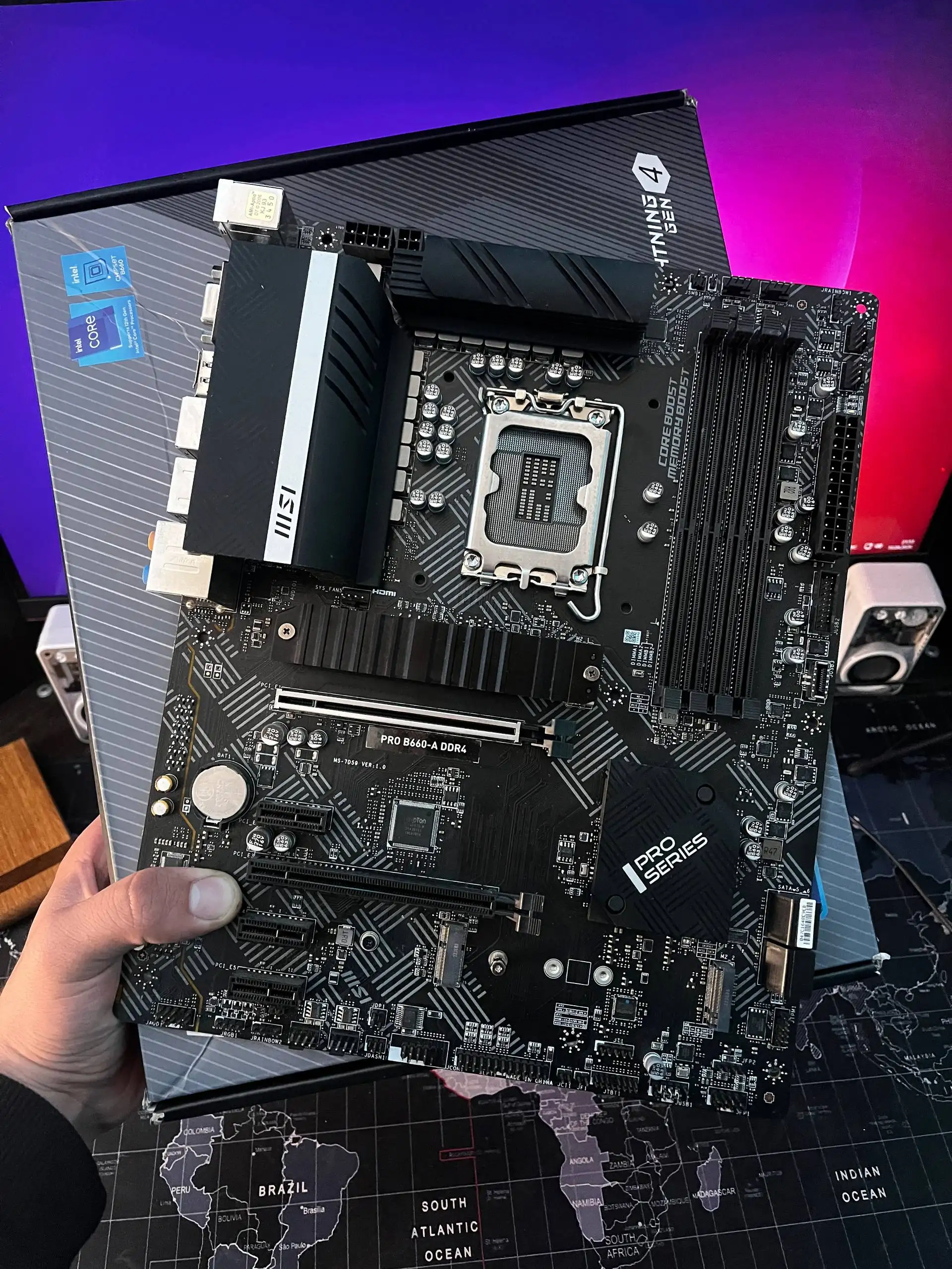 Материнская плата MSI PRO B660-A DDR4 LGA1700 неисправна - Электроника в Ставрополь